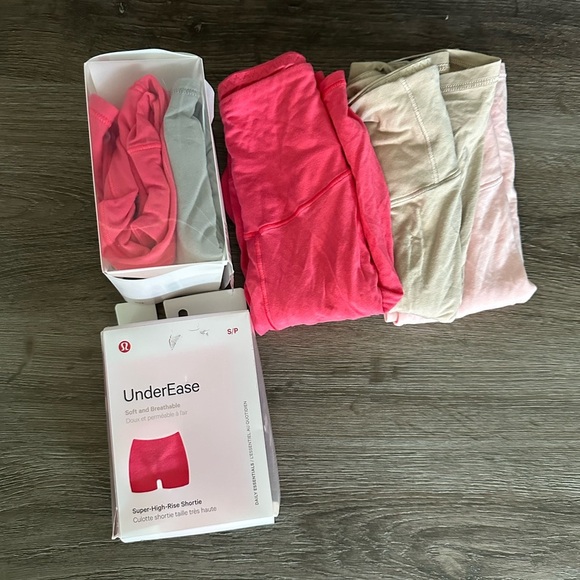 Lululemon UnderEase Super HR Shortie Underwear Sz Small Bundle - Picture 2 of 4